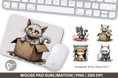 Mouse Pad Grumpy Kitty Product Image 1