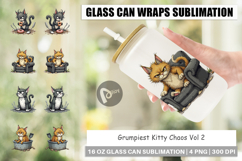 Glass Can Grumpy Kitty Product Image 1