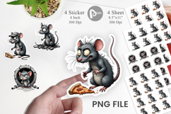 Grumpy Alley Rats Sticker Product Image 1