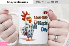 Cartoon Grumpy Animal|Funny Quotes Coffee Mug Sublimation Product Image 1