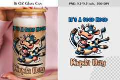 Grumpy Animal | Funny Coffee Quotes|16 Oz Glass Can Product Image 1