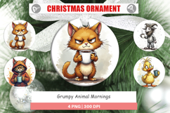 Ornament Grumpy Animal Mornings Product Image 1