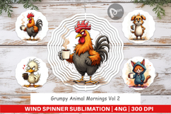 Wind Spinner Grumpy Animal Mornings Product Image 1