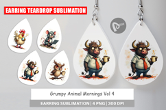 Earring Grumpy Animal Morning Product Image 1