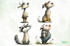 Grumpy Animals Clipart Product Image 1