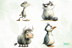 Grumpy Animals Clipart Product Image 1