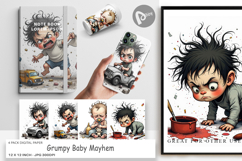 Digital Paper Grumpy Baby Product Image 1