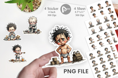 Grumpy Baby Sticker Product Image 1