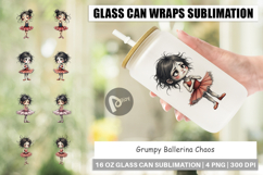 Glass Can Grumpy Ballerina Chaos Product Image 1