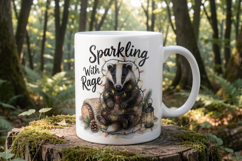 Grumpy Bear Badger Sublimation Product Image 13