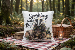 Grumpy Bear Badger Sublimation Product Image 15