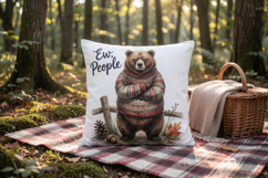 Grumpy Bear Badger Sublimation Product Image 17