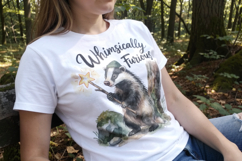 Grumpy Bear Badger Sublimation Product Image 2