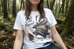 Grumpy Bear Badger Sublimation Product Image 4