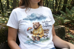 Grumpy Bear Badger Sublimation Product Image 5