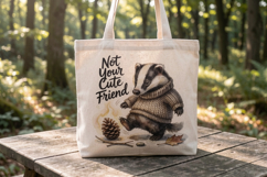 Grumpy Bear Badger Sublimation Product Image 13