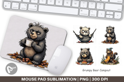 Mouse Pad Grumpy Bear Camp Product Image 1