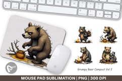 Mouse Pad Grumpy Bear Camp Product Image 1