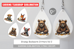 Earring Bookworm Critters Product Image 1