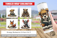 Tumbler Bookworm Critters Product Image 1