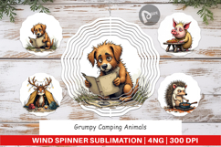 Wind Spinner Camping Grumps Product Image 1