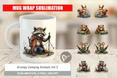 Mug Wrap Camping Grumps Product Image 1