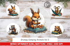 Wind Spinner Camping Grumps Product Image 1
