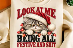 Grumpy Cat Christmas PNG Product Image 2