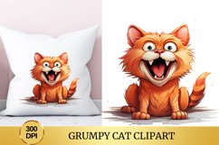 Sarcastic Dark Orange Grumpy Cat, Grumpy Cat sublimation Product Image 1