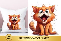 5 png Sarcastic Dark Orange Grumpy Cat, Grumpy Cat Bundle Product Image 4