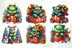 Grumpy Christmas Bears Sublimation Product Image 4