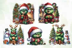 Grumpy Christmas Bears Sublimation Product Image 3