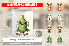 Grumpy Christmas Mug Wrap Product Image 1