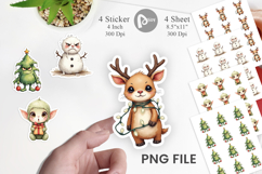 Grumpy Christmas Sticker Product Image 1