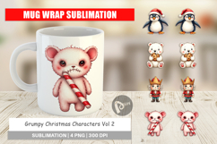 Grumpy Christmas Mug Wrap Product Image 1