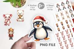 Grumpy Christmas Sticker Product Image 1