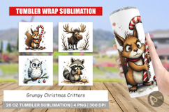 Tumbler Grumpy Christmas Critters Product Image 1