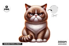 clipart png, grumpy Clipart, grumpy png, sublimation designs, animals clipart, cat grumpy clipart, sublimation clipart, Funny grumpy animal png, Funny animal clipart, sublimation png,