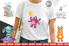 Grumpy Cosmic Vacation Sublimation Product Image 1