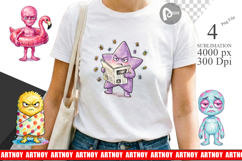 Grumpy Cosmic Vacation Sublimation Product Image 1