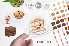 Grumpy Desserts Sticker Product Image 1