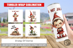 Grumpy Elf Diaries Tumbler Product Image 1