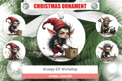 Ornament Grumpy Elf Workshop Product Image 1