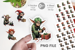 Grumpy Elf Workshop Sticker Product Image 1