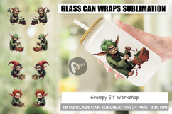 Glass Can Grumpy Elf Workshop Product Image 1
