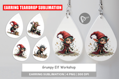 Earring Grumpy Elf Workshop Product Image 1
