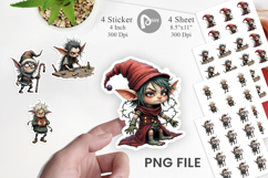 Grumpy Elf Workshop Sticker Product Image 1