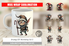 Mug Wrap Grumpy Elf Workshop Product Image 1