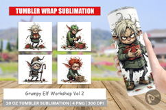Tumbler Grumpy Elf Workshop Product Image 1