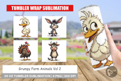 Tumbler Grumpy Farm Animals Product Image 1